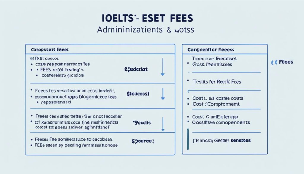 IELTS achievement evaluation cost breakdown