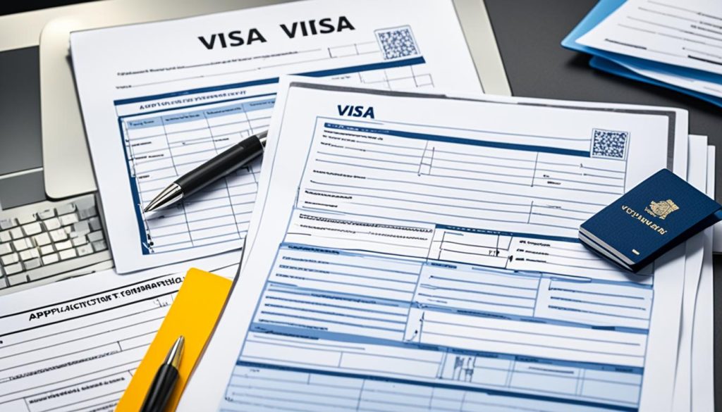 Visa application preparation